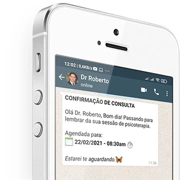 Enviamos lembretes automáticos via Whatsapp para confirmar consultas dos  pacientes. Sua rotina fica bem mais simples com a gente! Com a  integração, By App Health